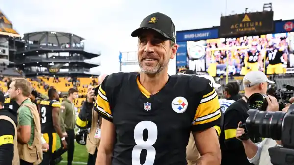 GettyImages-2244673467 Aaron Rodgers' Biggest Bombshells From Pat McAfee's Show