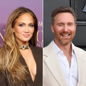 A split of Jennifer Lopez and David Guetta