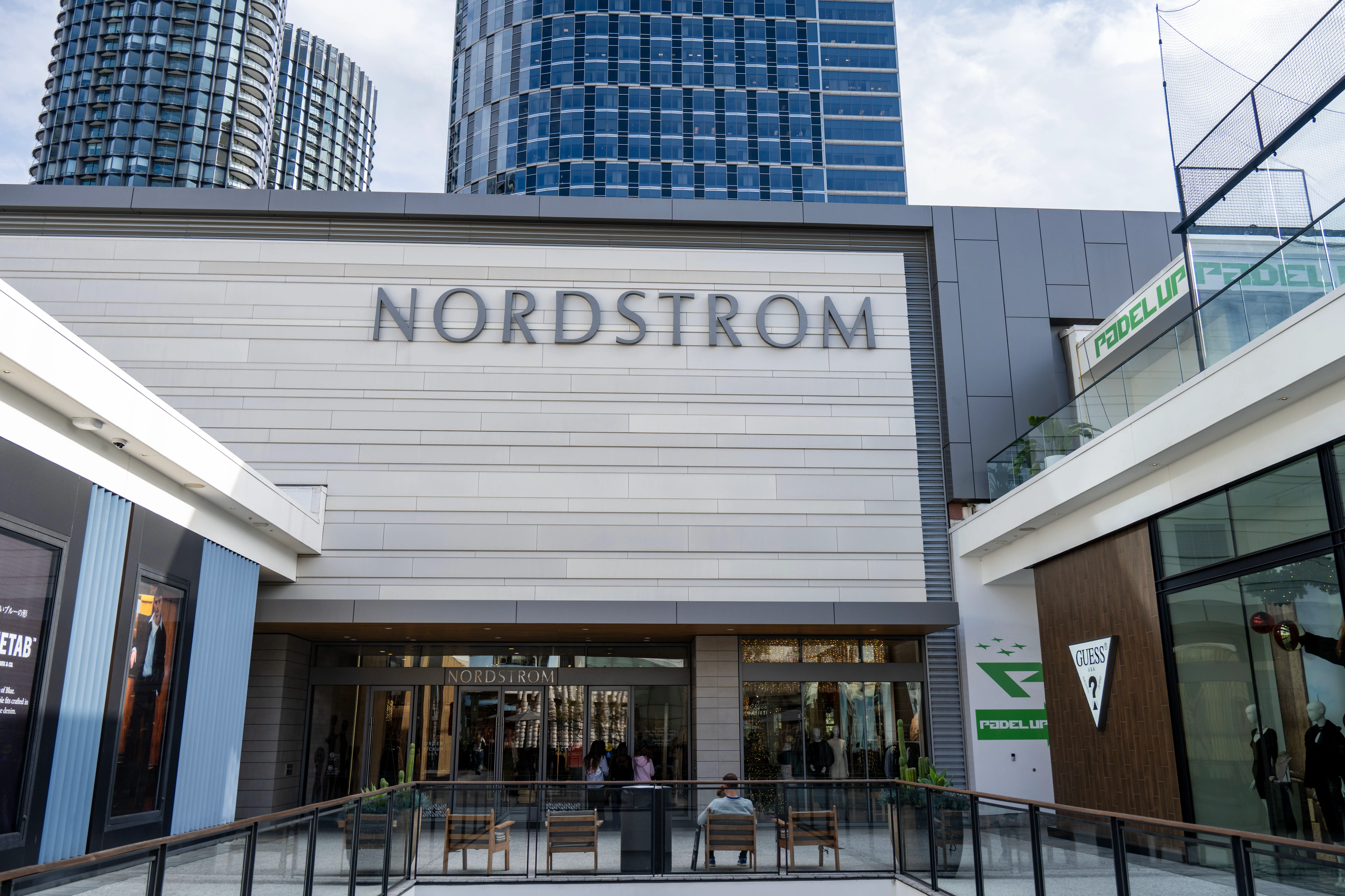 Century City, California- A view of the Nordstrom location at Westfield Century City