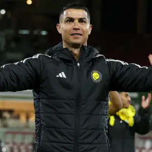 Cristiano Ronaldo con su club Al Nassr.