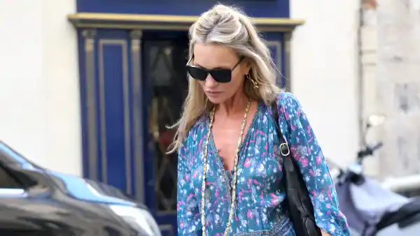 Kate Moss is seen on March 03, 2026 in Paris, France.