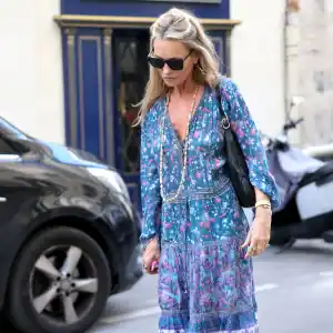 Kate Moss is seen on March 03, 2026 in Paris, France.