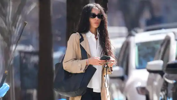 Zoe Kravitz is seen on March 11, 2026 in New York City.
