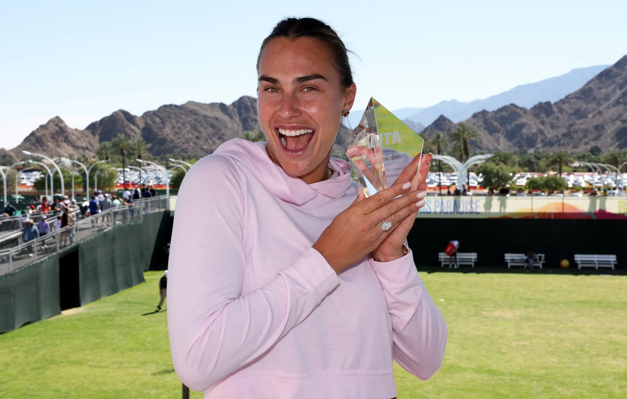 Tennis Pro Aryna Sabalenka Hopes to &lsquo;Distract&rsquo; Opponents With Dazzling $1 Million Engagement Ring