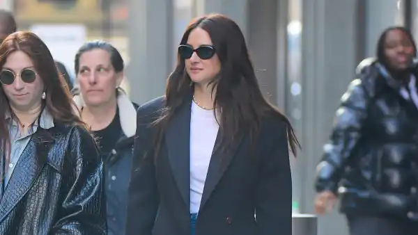 Shailene Woodley is seen on March 11, 2026 in New York City.