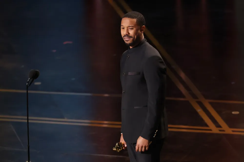Michael B Jordan Thanks His Mom and the Greats Before Him in Passionate 2026 Oscars Speech 98th Academy Awards