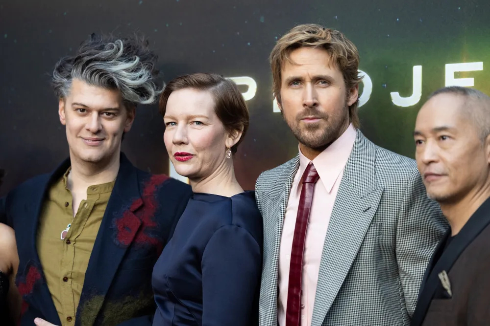 James Ortiz, Sandra H&uuml;ller, Ryan Gosling y Ken Leung