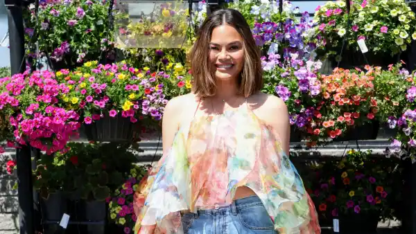 Chrissy Teigen is seen on March 26, 2026 in Los Angeles, California.