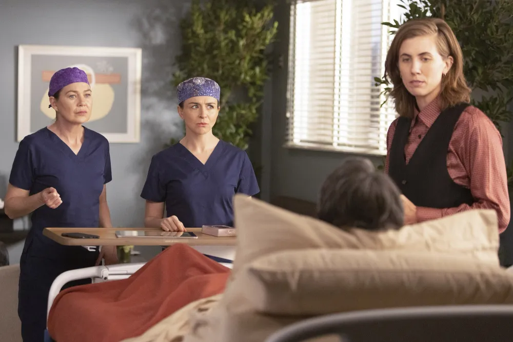 Grey Anatomy Costars Caterina Scorsone and ER Fightmaster Spotted Holding Hands After TV Romance Show Still