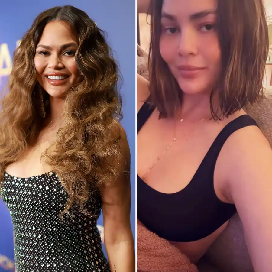 Hair Changes Chrissy Teigen
