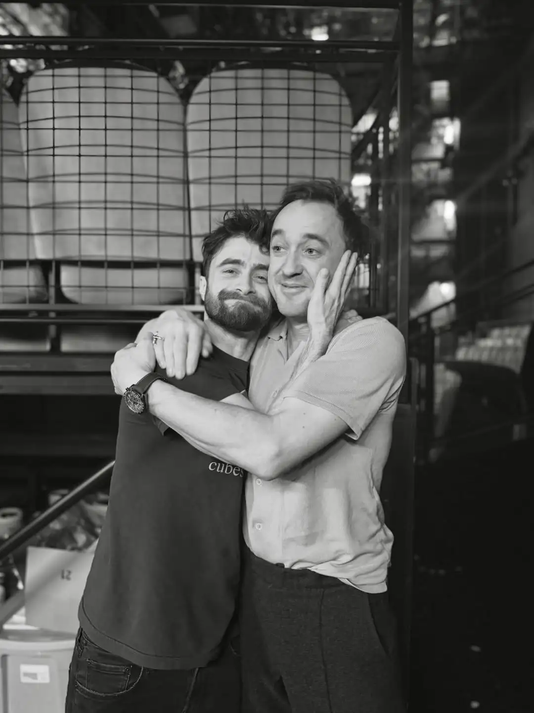 Harry Potter's Daniel Radcliffe and Tom Felton Stage Broadway Reunion