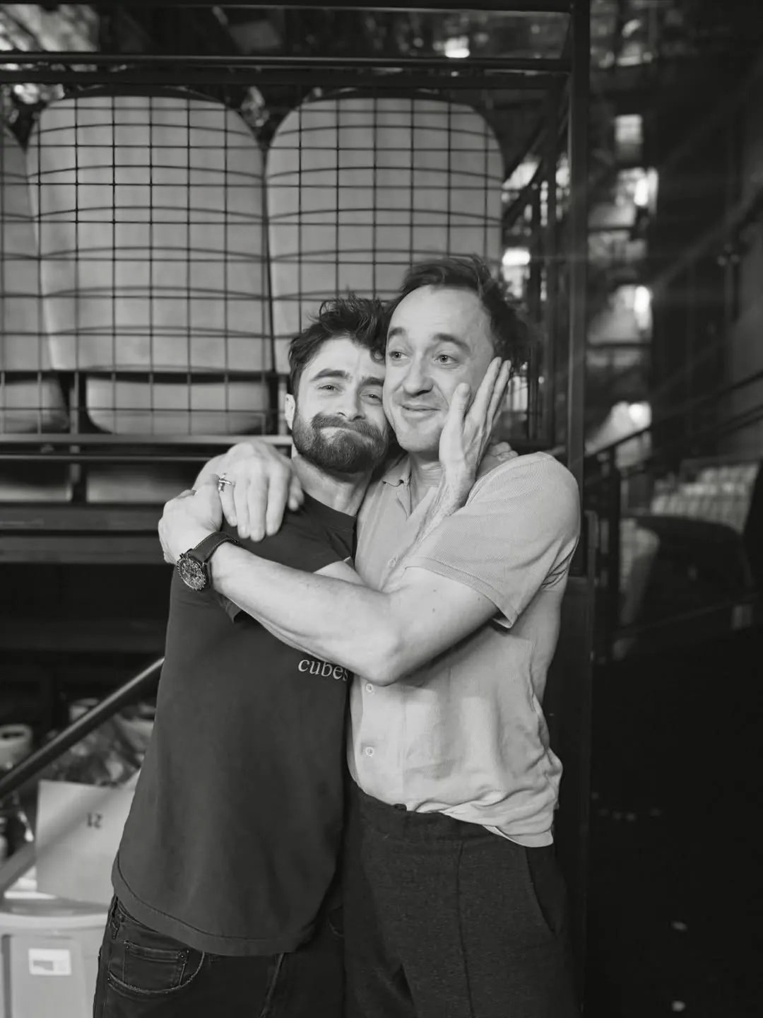 Harry Potter's Daniel Radcliffe and Tom Felton Stage Broadway Reunion