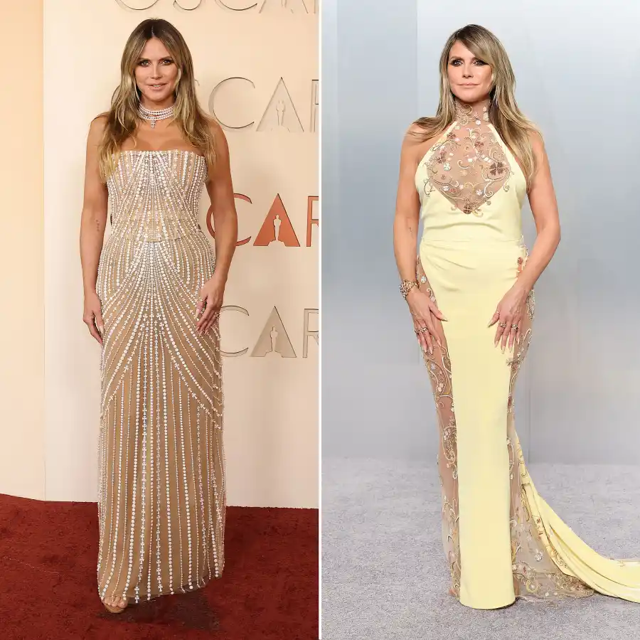 Heidi Klum Every Celebrity Outfit Change From Oscars to Afterparties