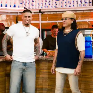 Michael Rodríguez y Elvis Crespo