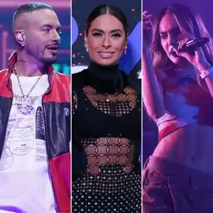 J Balvin, Galilea Montijo y Belinda.