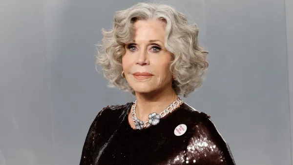 LOS ANGELES, CALIFORNIA - MARCH 15: Jane Fonda attends the 2026 Vanity Fair Oscar Party hosted by Mark Guiducci at Los Angeles County Museum of Art on March 15, 2026 in Los Angeles, California. (Photo by Taylor Hill/FilmMagic)