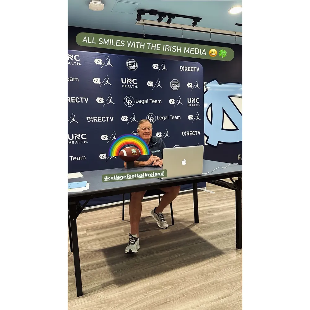 Jordon Hudson Was Front and Center as Bill Belichick Kicked Off 2nd Season at UNC 2