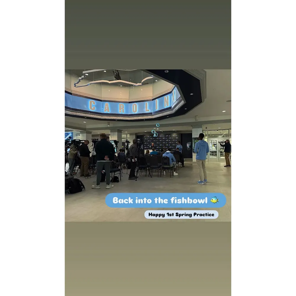 Jordon Hudson Was Front and Center as Bill Belichick Kicked Off 2nd Season at UNC