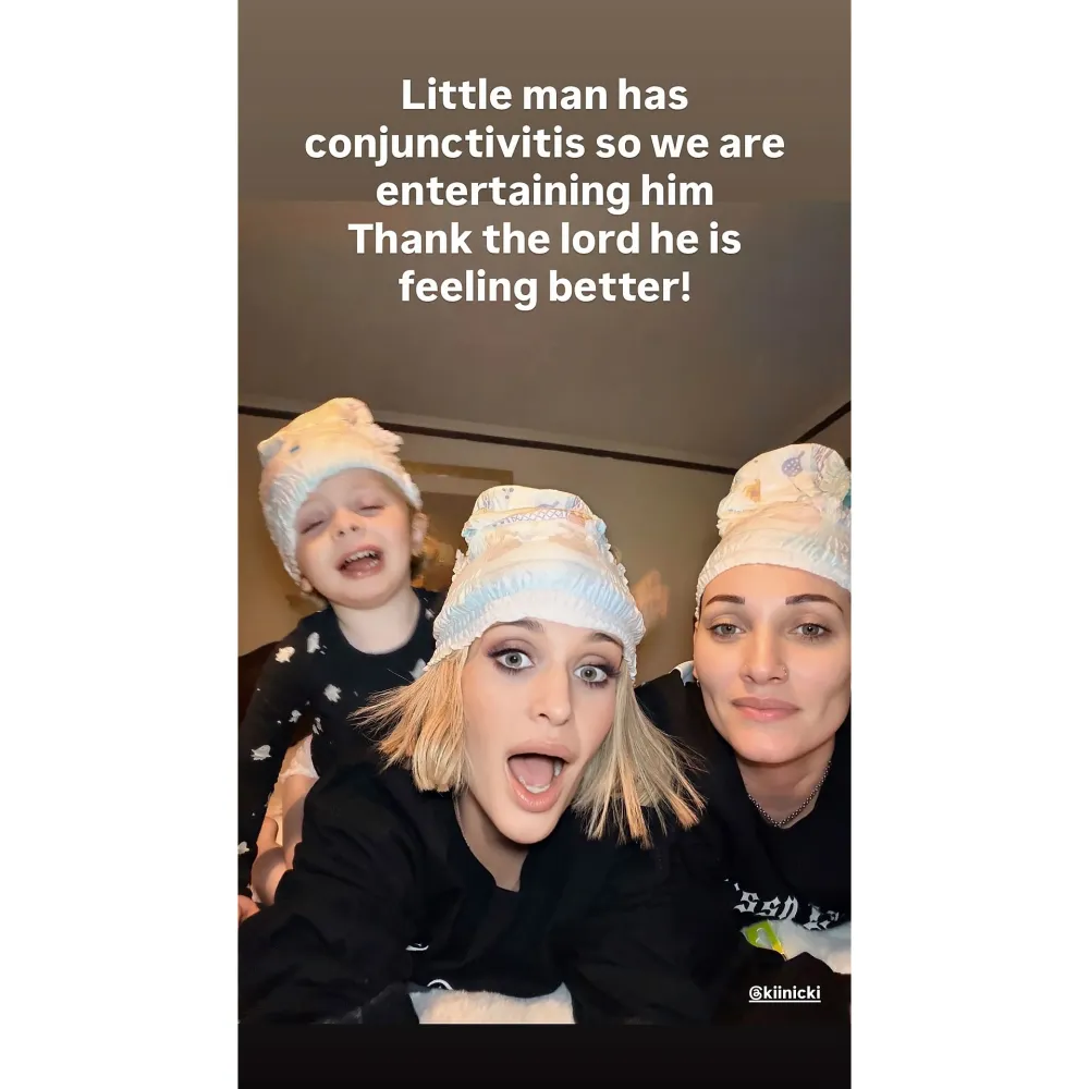 Kelly Osbourne Reveals Son Sidney Has Conjunctivitis