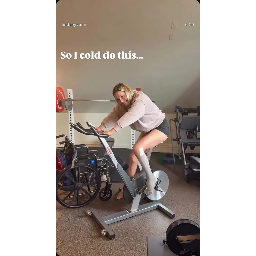 Lindsey Vonn Posts Brutal Video of Injured Leg During Recovery After Olympics Crash