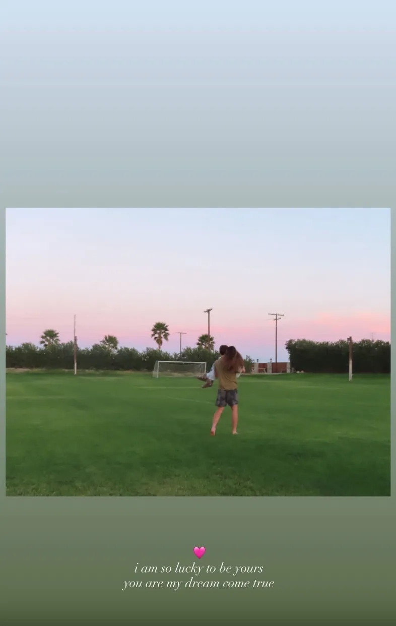 Madison-Beer-IG-With-Justin-Herbert