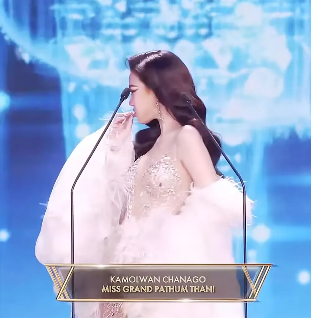 Miss Thailand Contestants Teeth Fall Out During Live Broadcast in Viral Moment