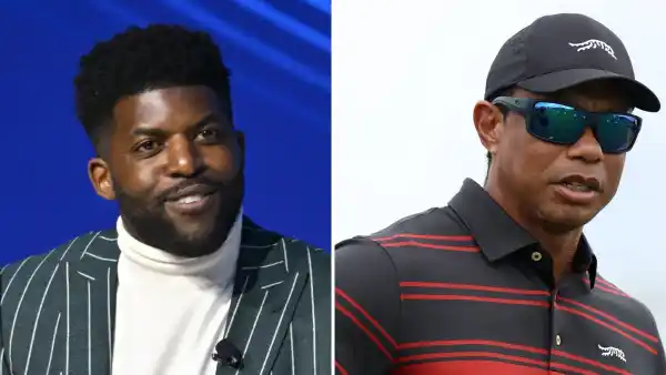NFL Star Emmanuel Acho Rips Tiger Woods for DUI Arrest GettyImages-2267105095 GettyImages-2250554635