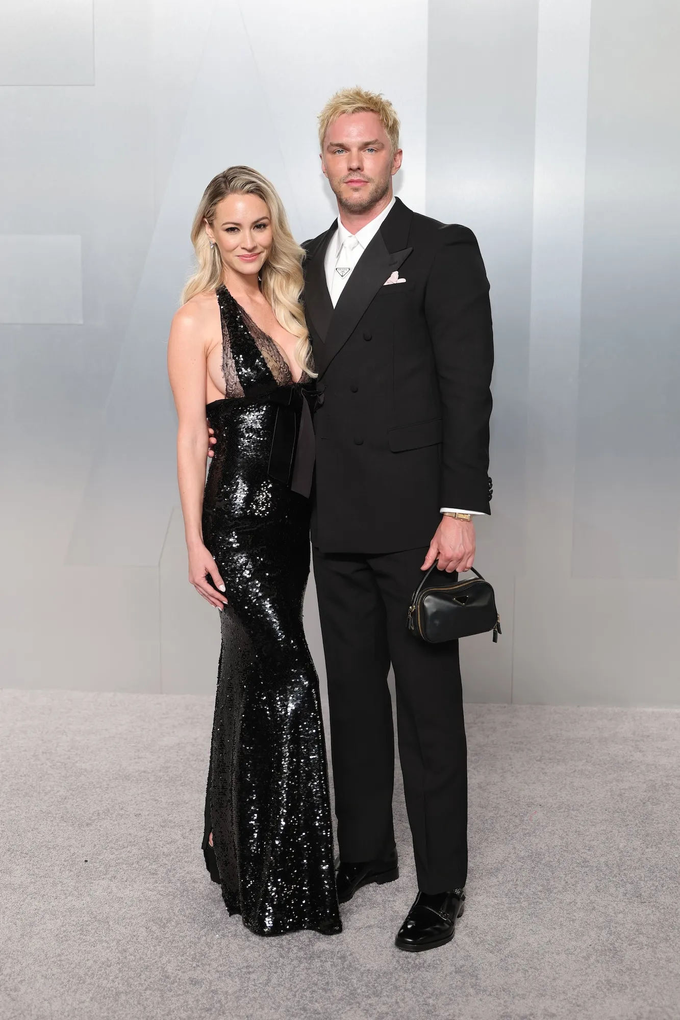 Nicholas Hoults Wife Addresses VF Oscar Party Look Comments GettyImages-2267061378