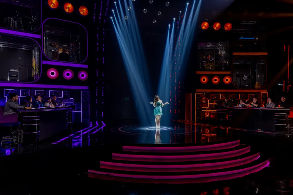 Ang&eacute;lica Vale en 'Juego de Voces'.