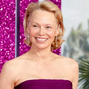 LONDON, ENGLAND - JULY 22: Pamela Anderson attends "The Naked Gun" UK Premiere at Cineworld Leicester Square on July 22, 2025 in London, England. (Photo by John Phillips/Getty Images)