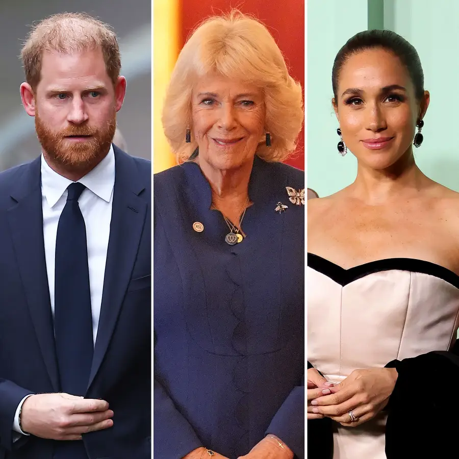 Prince Harry Ups and Downs With Stepmom Queen Camilla Through the Years Meghan Markle Update