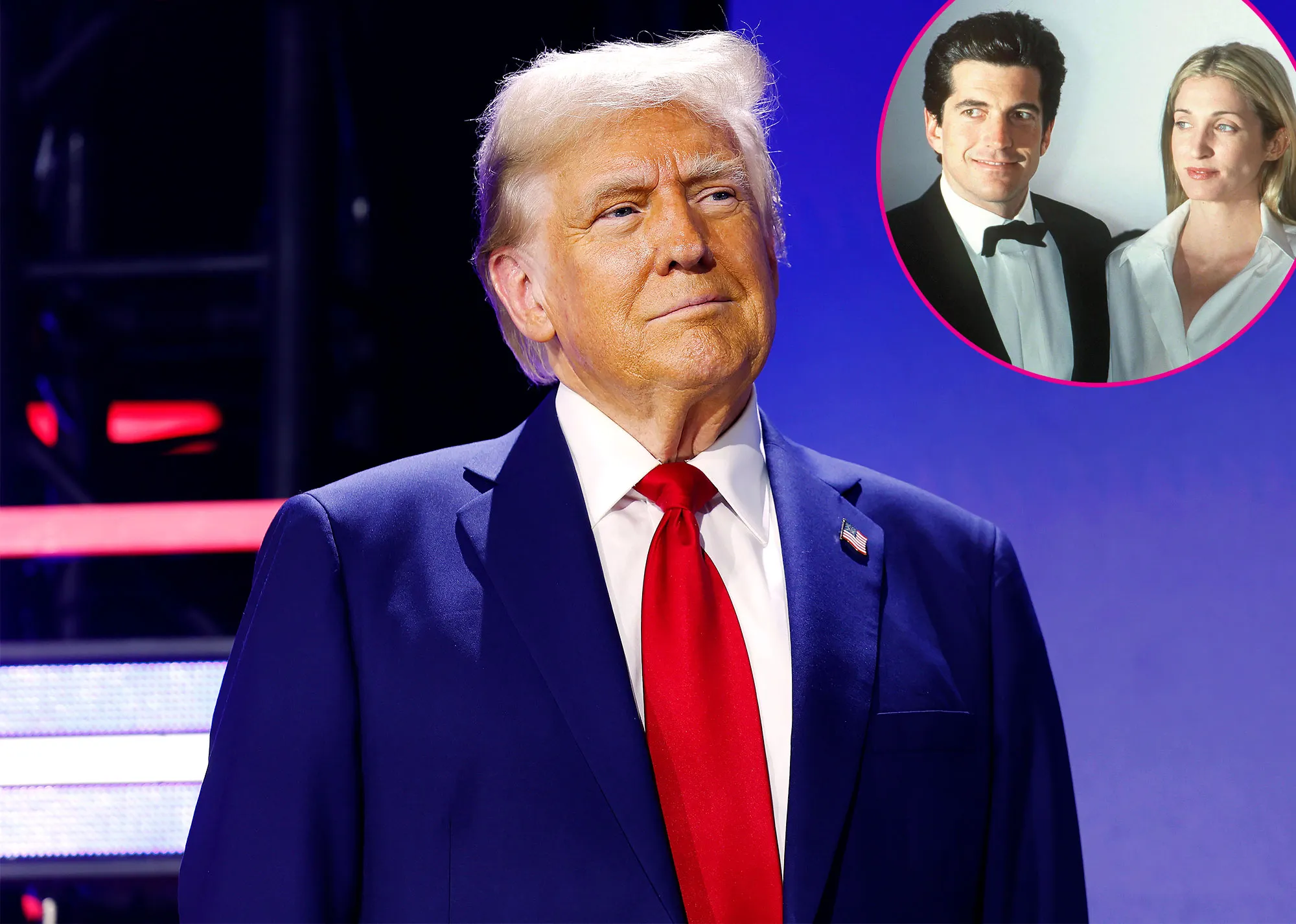 Promo Donald Trump Recalls John F Kennedy Jr and his wife Carolyn Bessette Kennedy Going to Mar a Lago