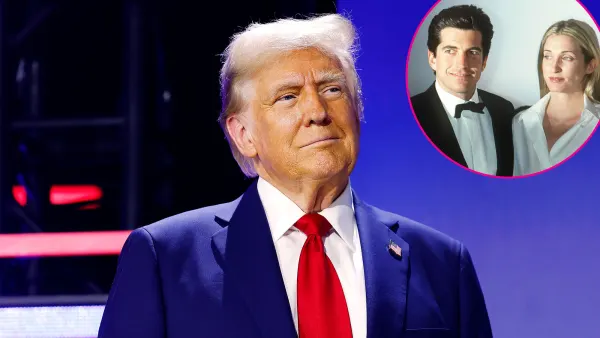 Promo Donald Trump Recalls John F Kennedy Jr and his wife Carolyn Bessette Kennedy Going to Mar a Lago