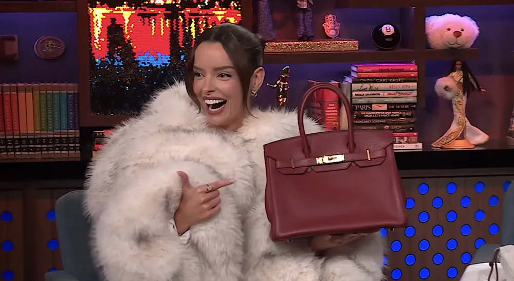 Rob Rausch Gives Maura Higgins a Birkin on Live TV