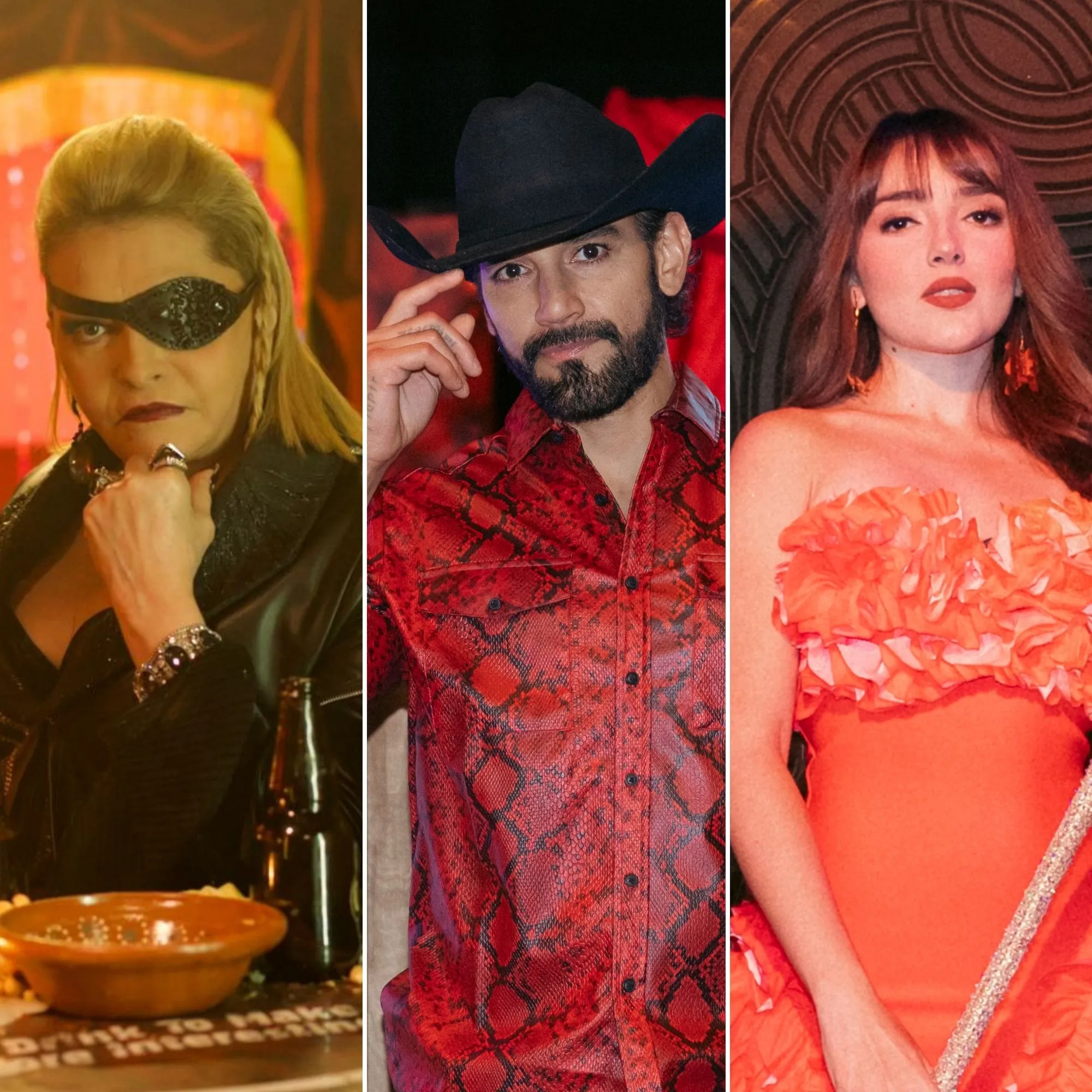 Rocío Banqeulla, Raúl Orozco y Elaine Haro