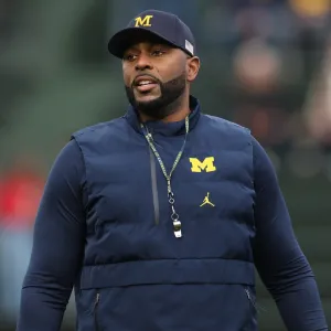 Sherrone Moore Cries Over Family His Shoulder in Body Cam Footage From Alleged Stalking Assault Arrest