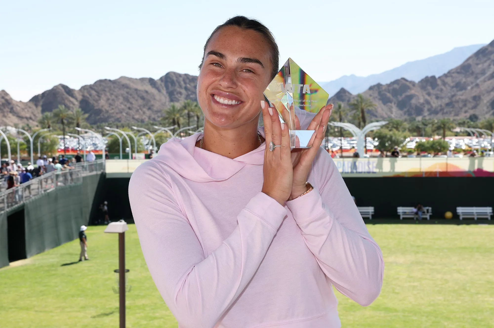 Tennis Pro Aryna Sabalenka Jokes About Wanting 14 Carat Engagement Ring