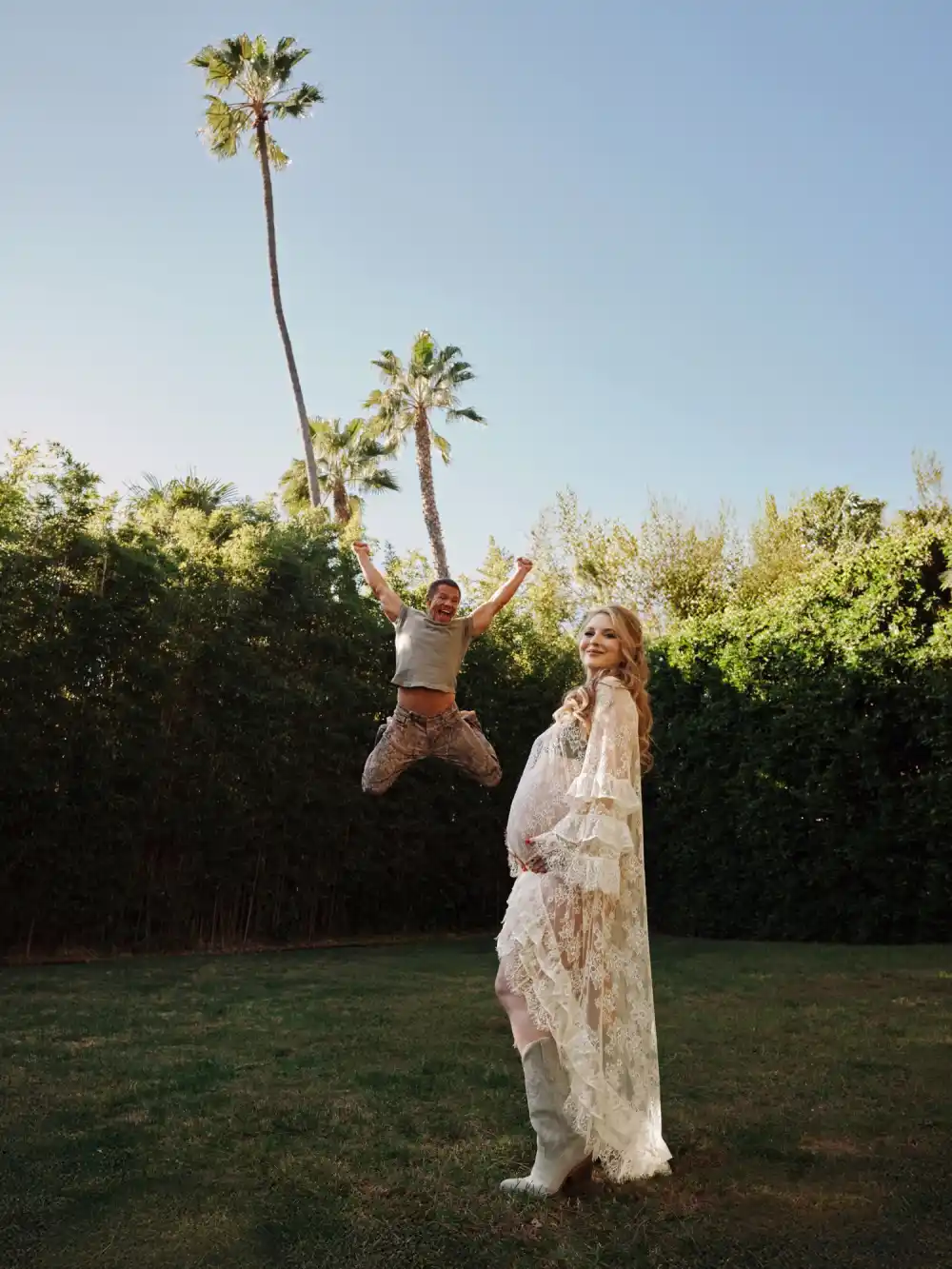 Tony and Annie Cavalero Welcomed Their 1st Baby Son Rowdy Pregnancy Shoot