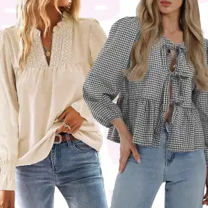 Boutique-looking tops