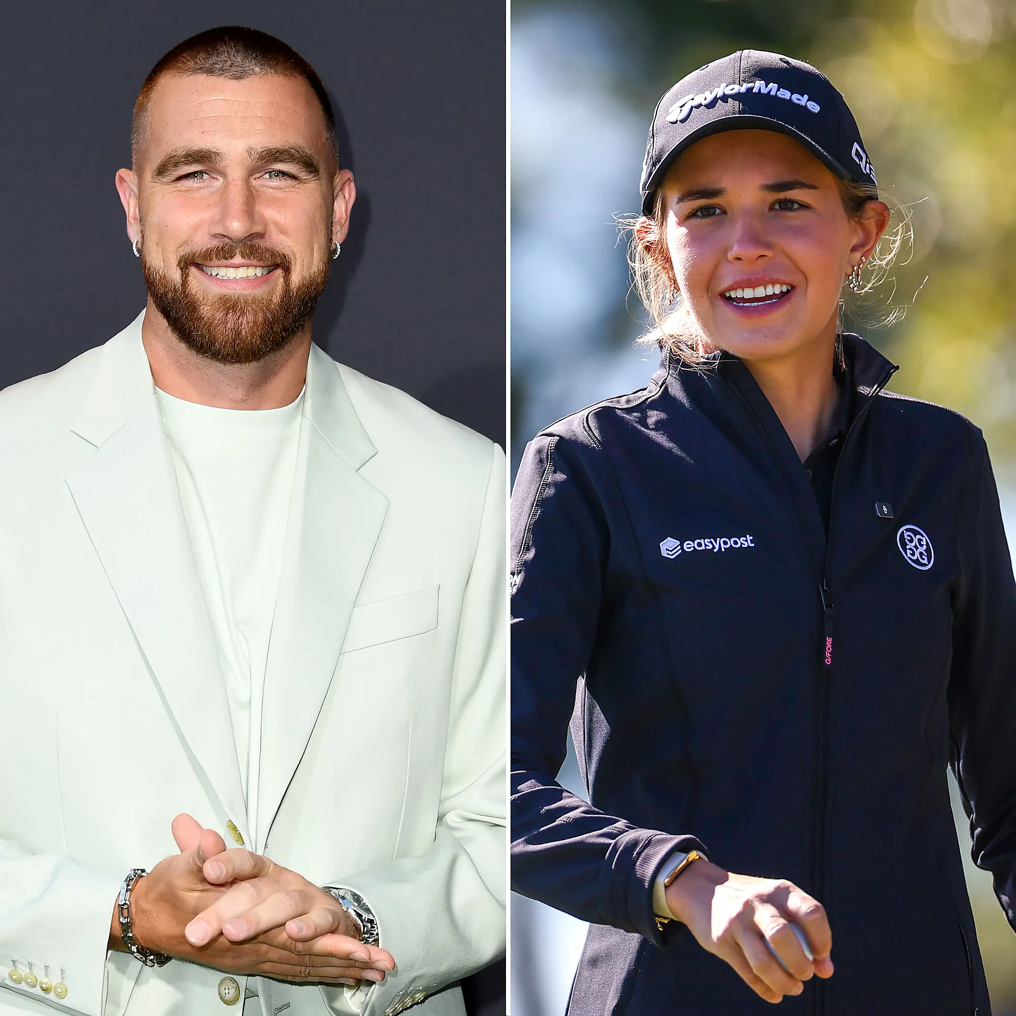 Travis Kelce Was Spotted Hanging Out With Kai Trump at TGL Golf Event