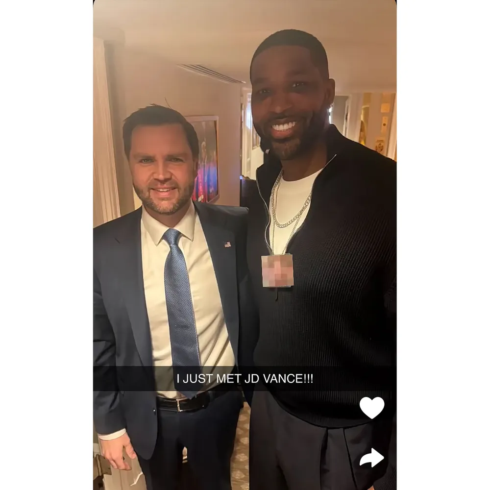 Tristan Thompson Pics With JD Vance and RFK Jr