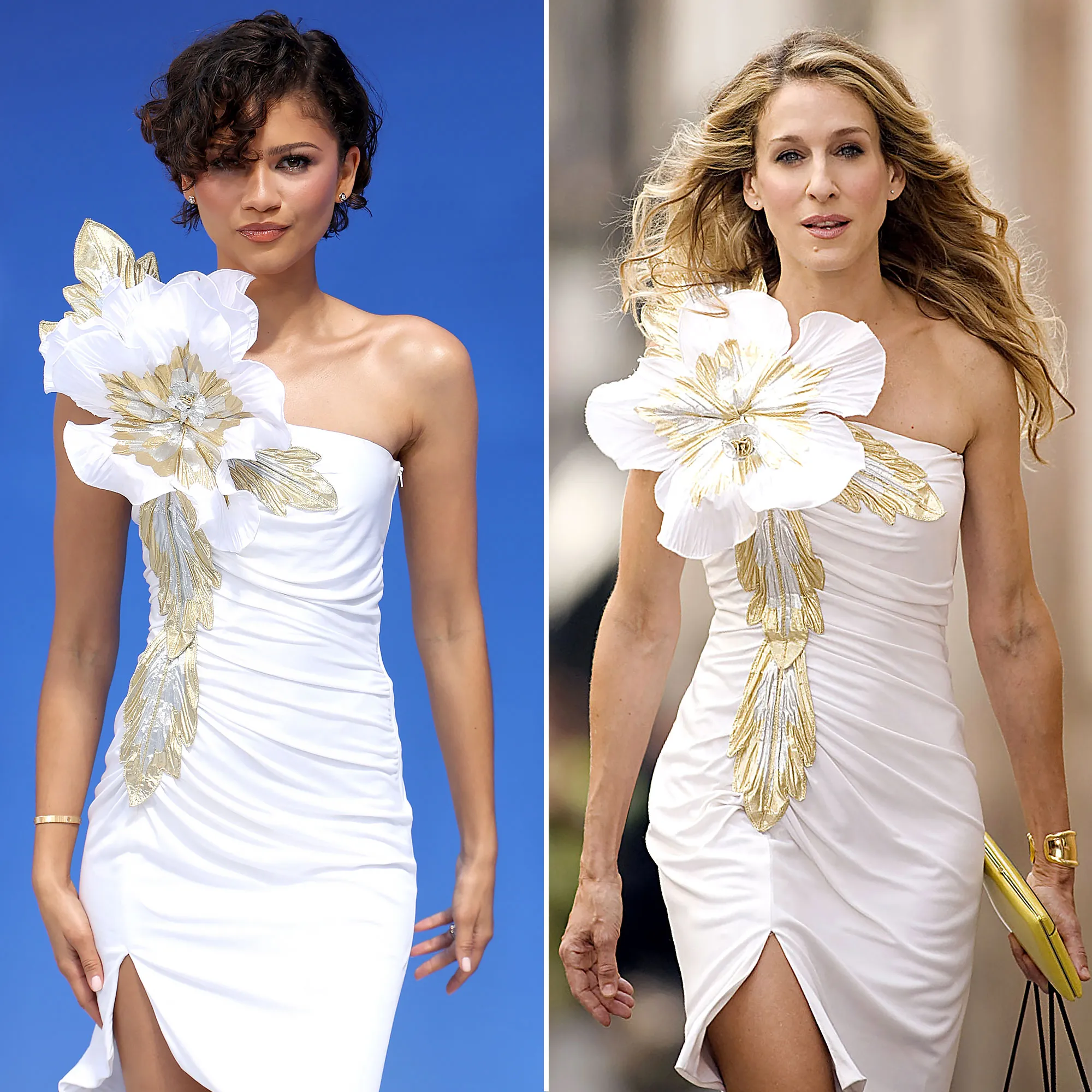 Zendaya Wears Carrie Bradshaw Sex and the City Dress Amid Wedding Rumors Sarah Jessica Parker