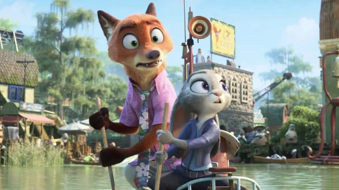 Nick Wilde and Judy Hopps in Zootopia 2