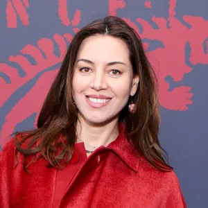 PARIS, FRANCE - MARCH 08: (EDITORIAL USE ONLY - For Non-Editorial use please seek approval from Fashion House) Aubrey Plaza attends the Lacoste Womenswear Fall/Winter 2026-2027 show as part of Paris Fashion Week on March 08, 2026 in Paris, France. (Photo by Stephane Cardinale - Corbis/Corbis via Getty Images)