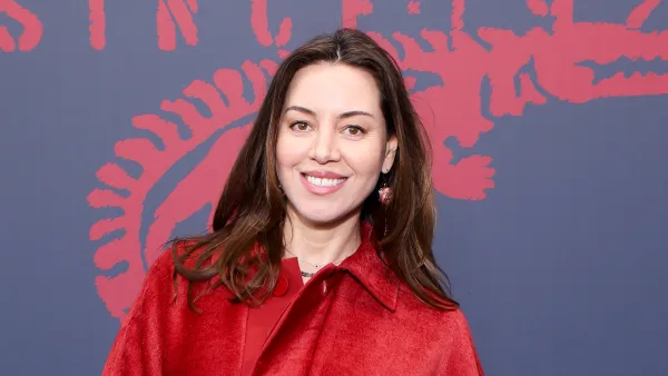 PARIS, FRANCE - MARCH 08: (EDITORIAL USE ONLY - For Non-Editorial use please seek approval from Fashion House) Aubrey Plaza attends the Lacoste Womenswear Fall/Winter 2026-2027 show as part of Paris Fashion Week on March 08, 2026 in Paris, France. (Photo by Stephane Cardinale - Corbis/Corbis via Getty Images)