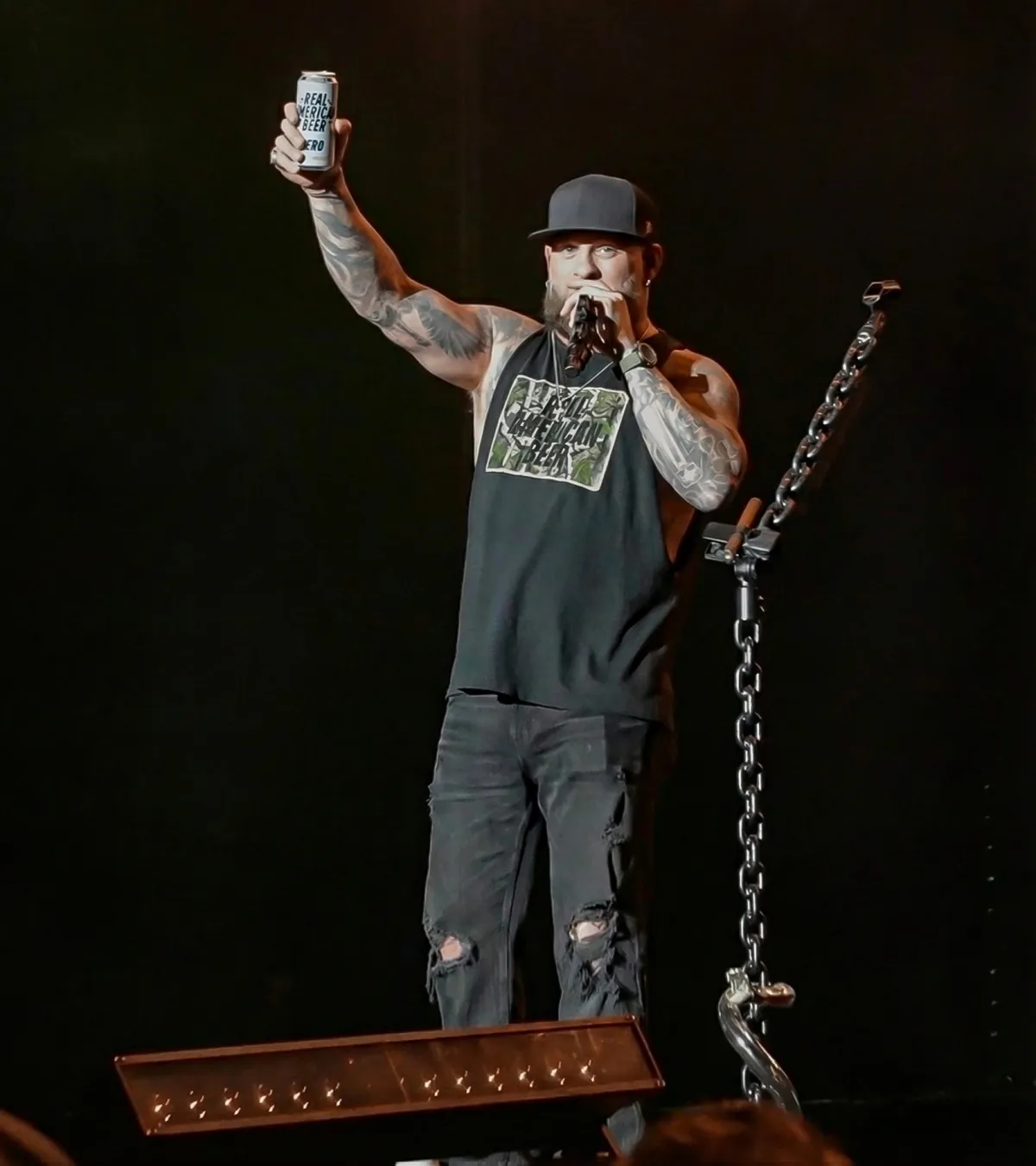 Brantley Gilbert Explains Why He Performed at Turning Point USA Halftime Show