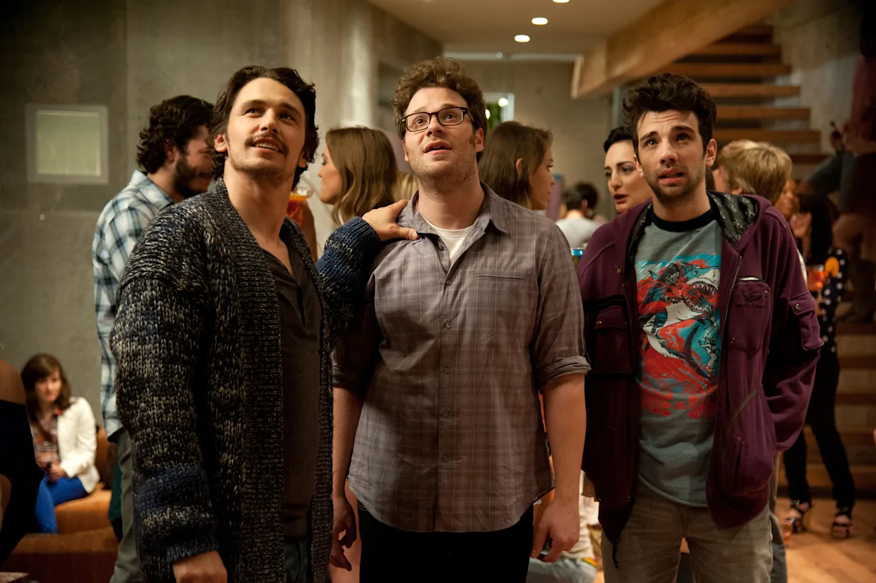 Seth Rogen James Franco and Jay Baruchel in This Is the End