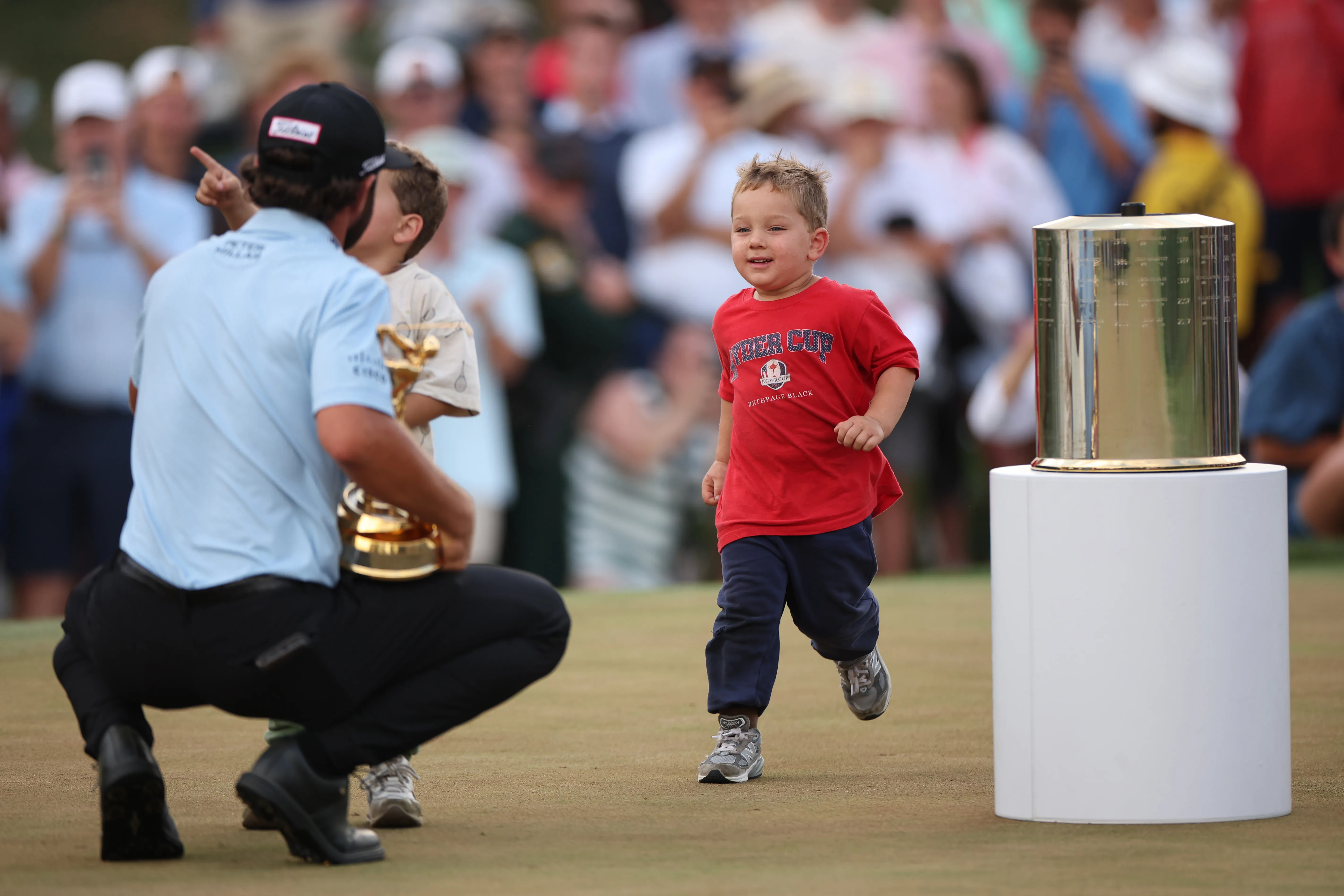 2266698324 Cameron Young&rsquo;s Wife and Kids Gave Him Perspective After Biggest Win of His Career