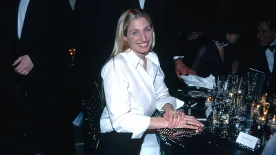 NEW YORK, NY - MARCH 9: Carolyn Bessette Kennedy attends Brite Nite Party at the Whitney Museum of American Art on March 9, 1999 in New York City. (Photo by Patrick McMullan/Patrick McMullan via Getty Images)