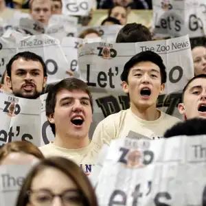 462573340 March Madness Is One Week Away and Fans Are Already Heckling Players With 90s Throwbacks